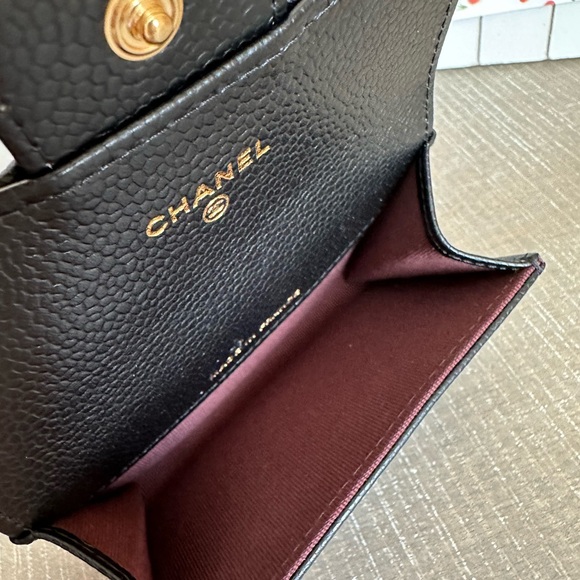 CHANEL Caviar Quilted Flap Card Holder Wallet - Picture 11 of 15